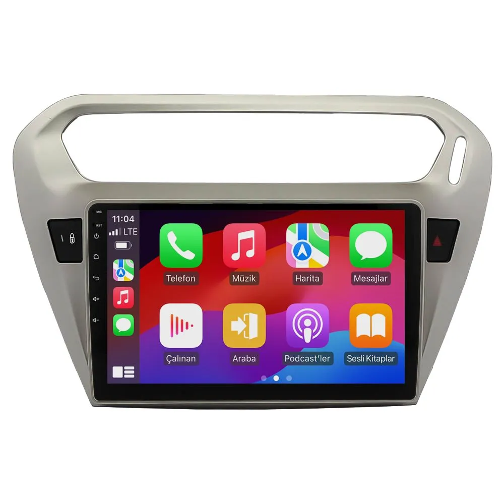 Citroen C-Elysee 2012-24 9" Android Auto Apple CarPlay multimedya sistemi - Sultanbeyli Pendik Kartal montaj
