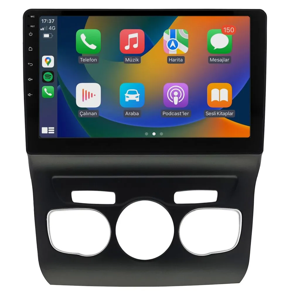 Citroen C4L 2011-19 10" Android Auto Apple CarPlay multimedya sistemi - Sultanbeyli Pendik Kartal montaj