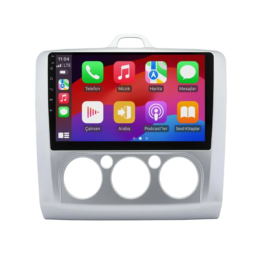Ford Focus 2 2006-11 9" Android Auto Apple CarPlay multimedya sistemi - Sultanbeyli Pendik Kartal montaj