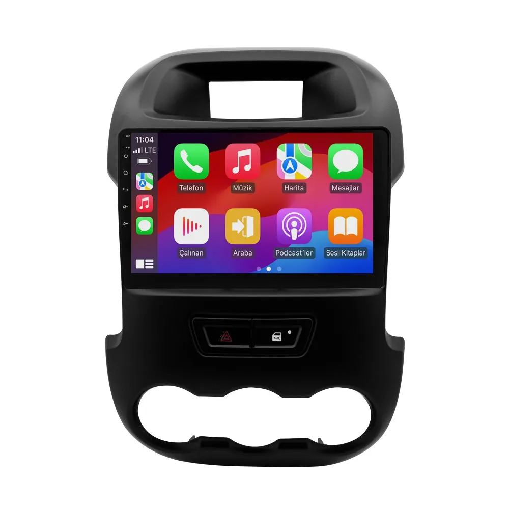 Ford Ranger 2012-15 9" Android Auto Apple CarPlay multimedya sistemi - Sultanbeyli Pendik Kartal montaj