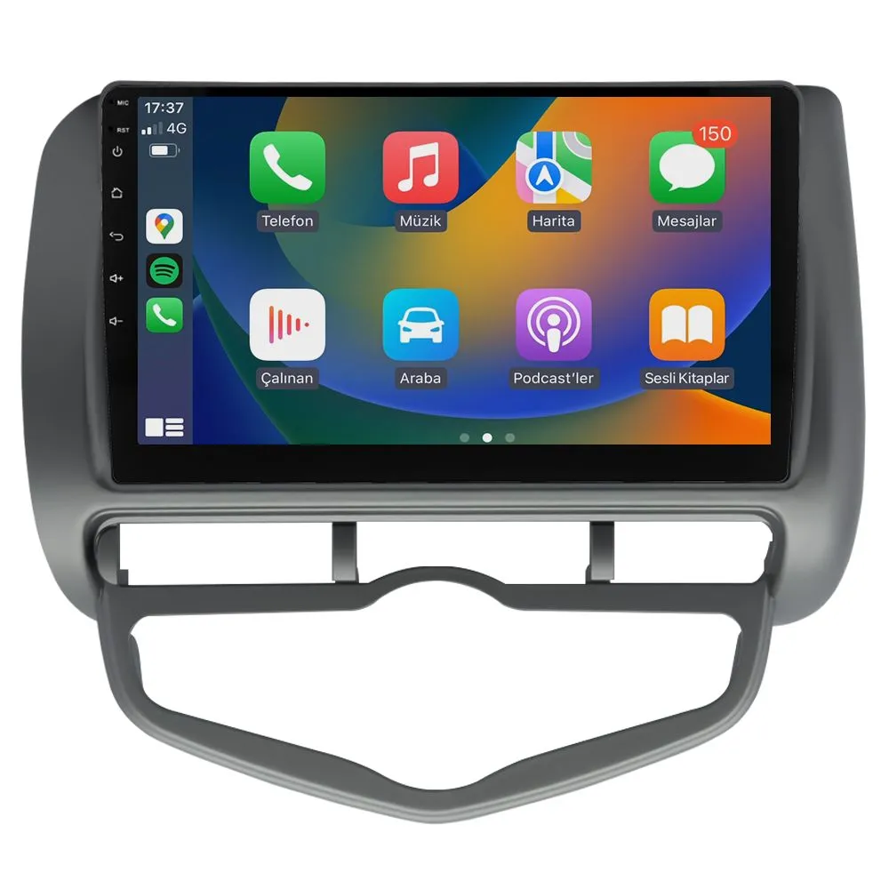 Honda City 2006-09 10" Android Auto Apple CarPlay multimedya sistemi - Sultanbeyli Pendik Kartal montaj