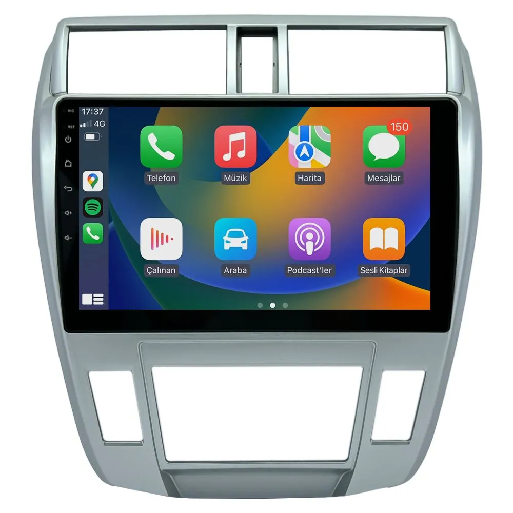Honda City 2009-11 10" Android Auto Apple CarPlay multimedya sistemi - Sultanbeyli Pendik Kartal montaj