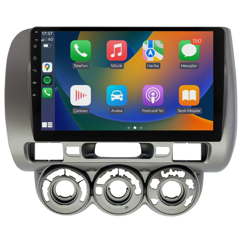 Honda Jazz 2002-08 10" Android Auto Apple CarPlay multimedya sistemi - Sultanbeyli Pendik Kartal montaj