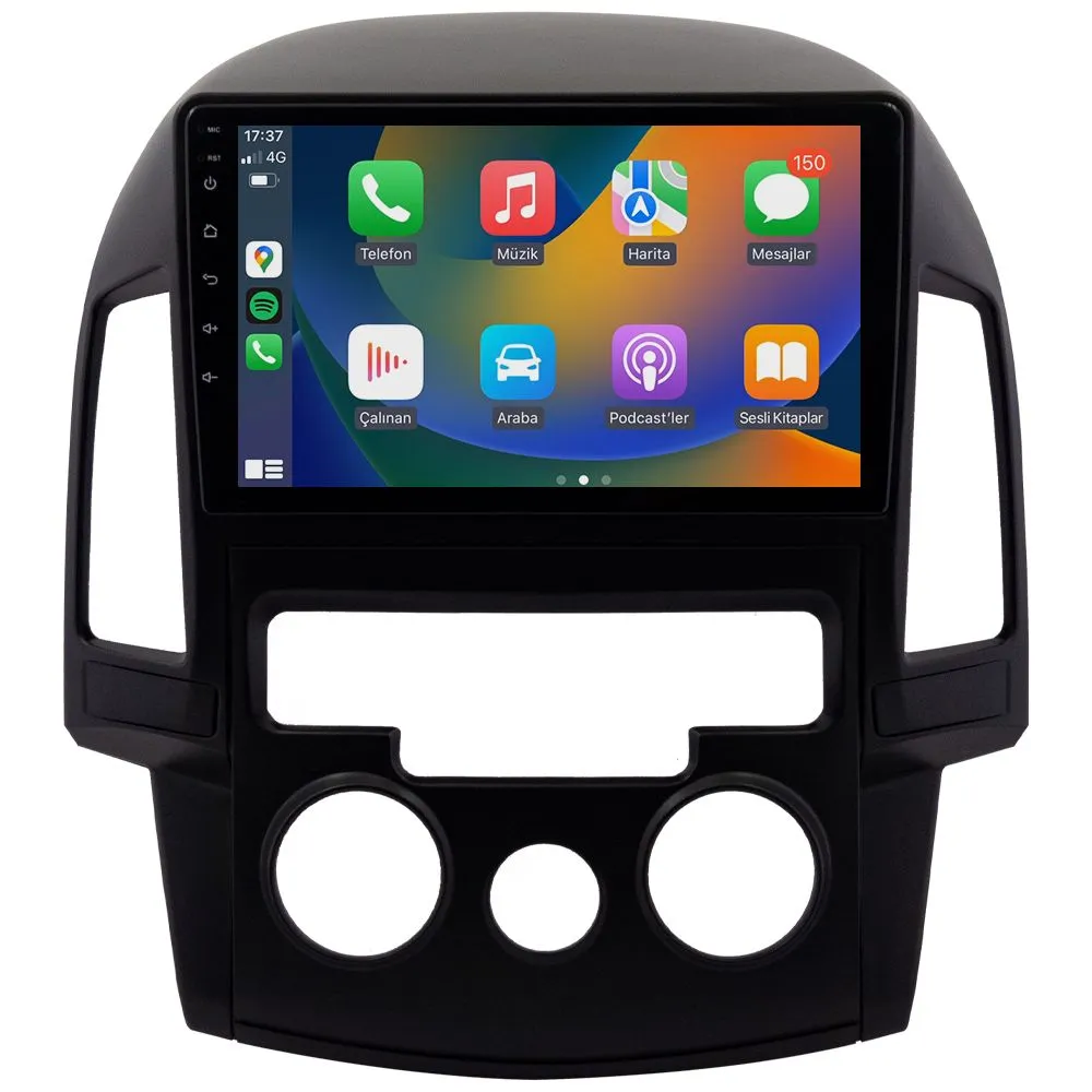 Hyundai i30 2008-11 10" Android Auto Apple CarPlay multimedya sistemi - Sultanbeyli Pendik Kartal montaj