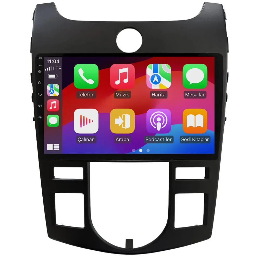Kia Cerato 2010-12 9" Android Auto Apple CarPlay multimedya sistemi - Sultanbeyli Pendik Kartal montaj