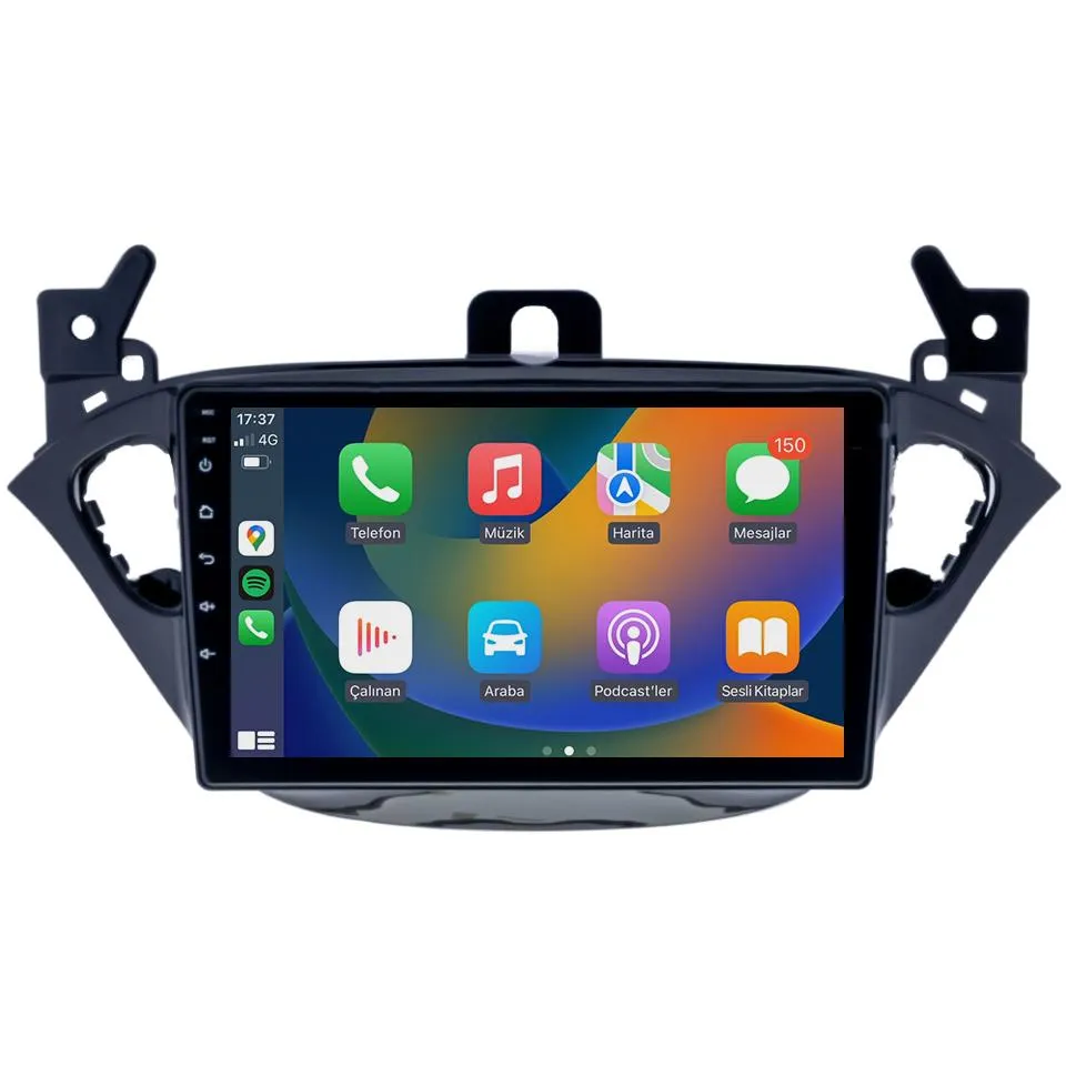 Opel Corsa E 2015-19 9" Android Auto Apple CarPlay multimedya sistemi - Sultanbeyli Pendik Kartal montaj