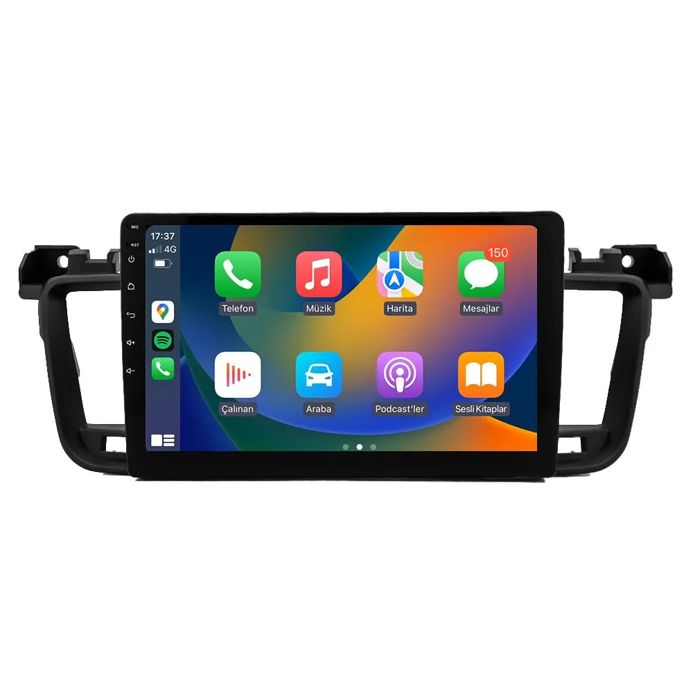 Peugeot 508 2011-18 10" Android Auto Apple CarPlay multimedya sistemi - Sultanbeyli Pendik Kartal montaj