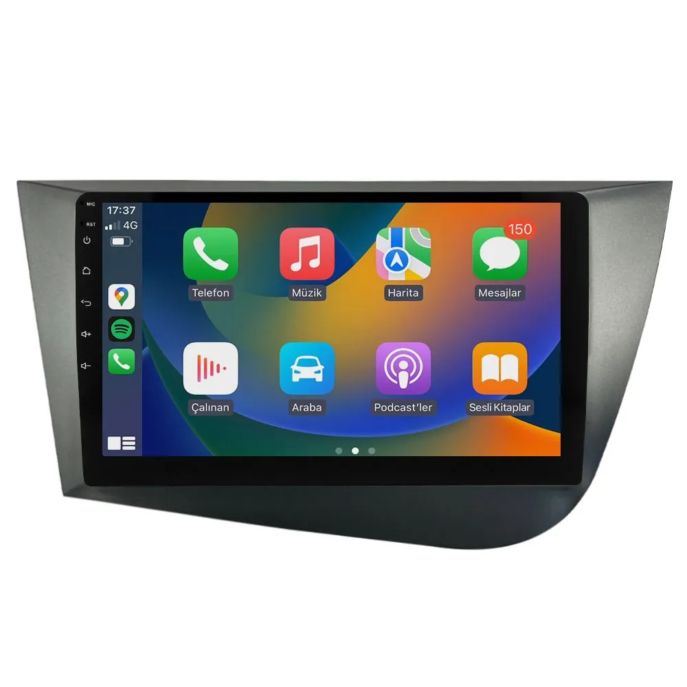 Seat Leon 2005-12 9" Android Auto Apple CarPlay multimedya sistemi - Sultanbeyli Pendik Kartal montaj