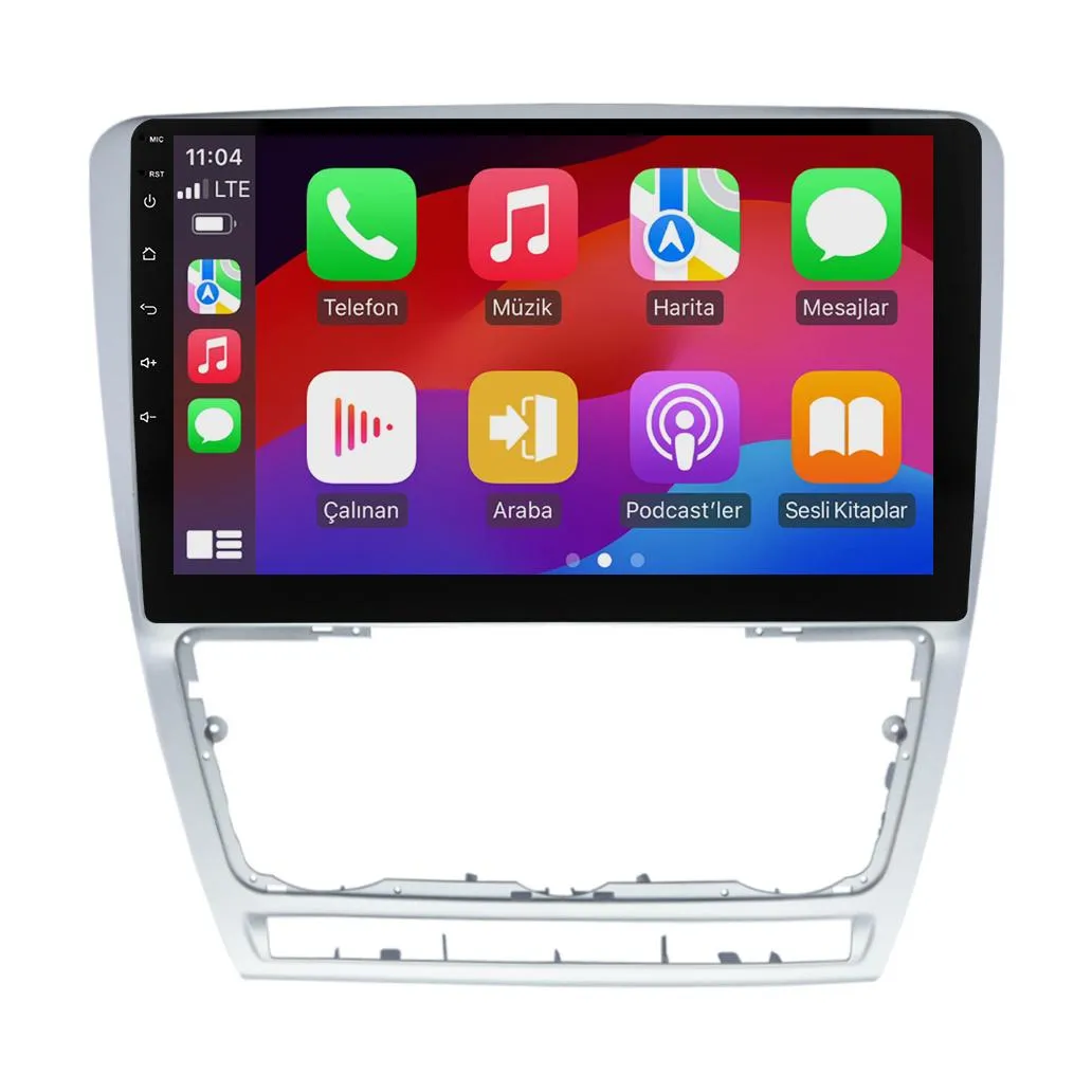 Skoda Octavia 2008-2012 10" Android Auto Apple CarPlay multimedya sistemi - Sultanbeyli Pendik Kartal montaj