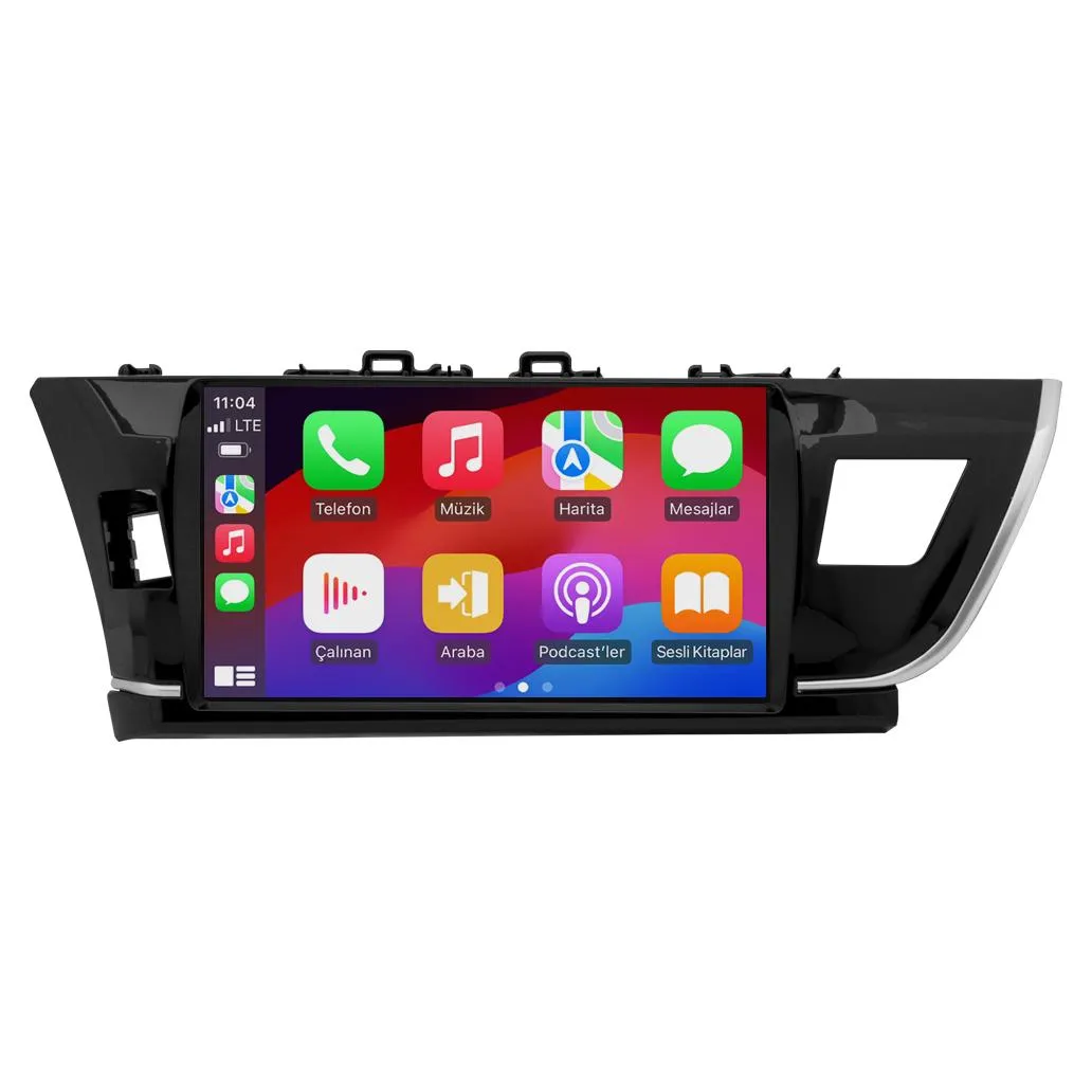 Toyota Corolla 2013-15 9" Android Auto Apple CarPlay multimedya sistemi - Sultanbeyli Pendik Kartal montaj